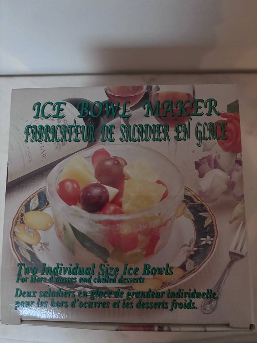 Ice Bowl Maker - Clear Ice Serving Bowls (New in box)